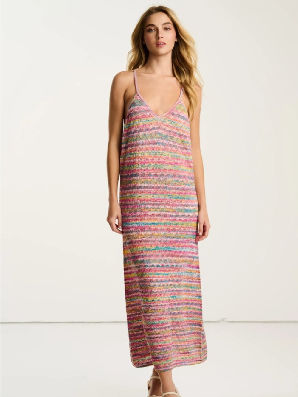 XS- NWT - Lisa Todd Sun-Sational Knit Slip Dress